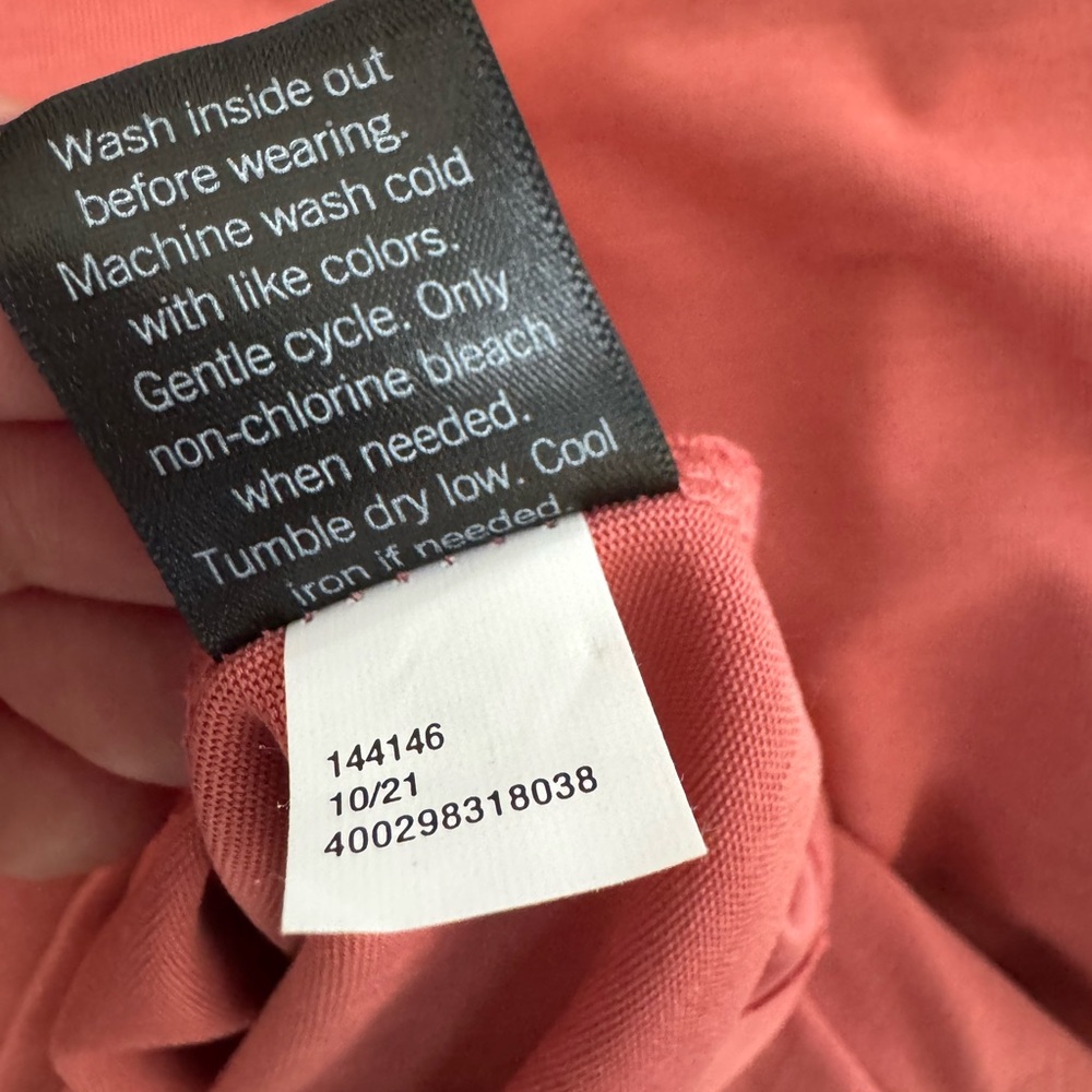 Simply Vera Vera Wang Terracotta Short Sleeve Top - Picture 6 of 6